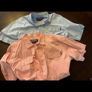 Two Vineyard Vines button up shirts
